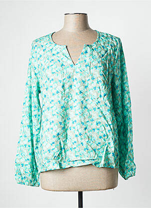 Blouse manches longues manches longues vert LA FIANCEE DU MEKONG femme