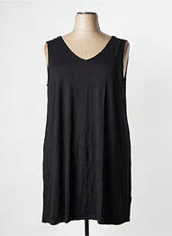 Robe courte sans manche sans manche noir LA FIANCEE DU MEKONG femme