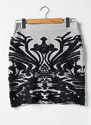 Jupe longue noir ICHI pour femme