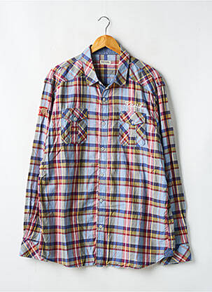 Chemise manches longues bleu KAPORAL homme