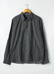 Chemise manches longues noir DEVRED homme