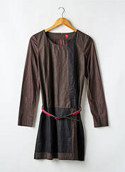 Robe courte marron glace CAPTAIN TORTUE pour femme seconde vue