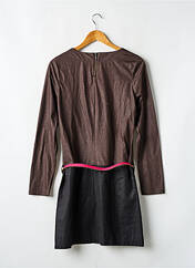 Robe courte marron glace CAPTAIN TORTUE pour femme seconde vue