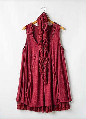 Robe courte bordeaux MYRINE & ME femme
