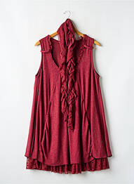 Robe courte bordeaux MYRINE & ME femme