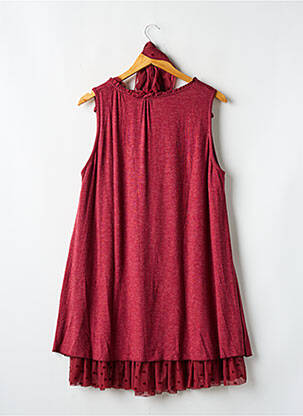 Robe courte bordeaux MYRINE & ME femme