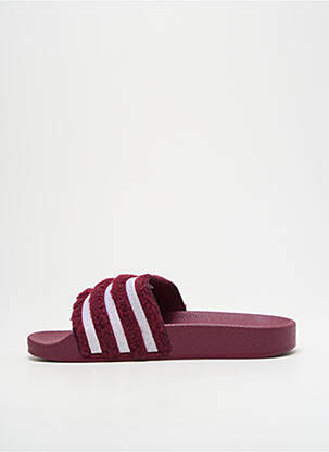 Sandales/nu pieds bout ouvert talon plat jusqu'à 3cm rouge ADIDAS femme