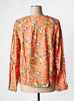 Blouse manches longues manches longues orange LA FIANCEE DU MEKONG femme