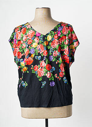 T-shirt manches courtes manches courtes noir LA FIANCEE DU MEKONG femme