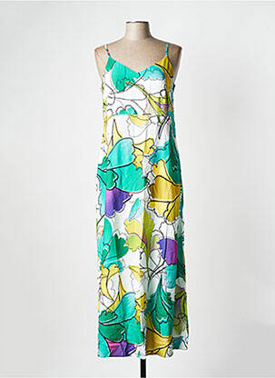 Robe longue sans manche sans manche vert LA FIANCEE DU MEKONG femme