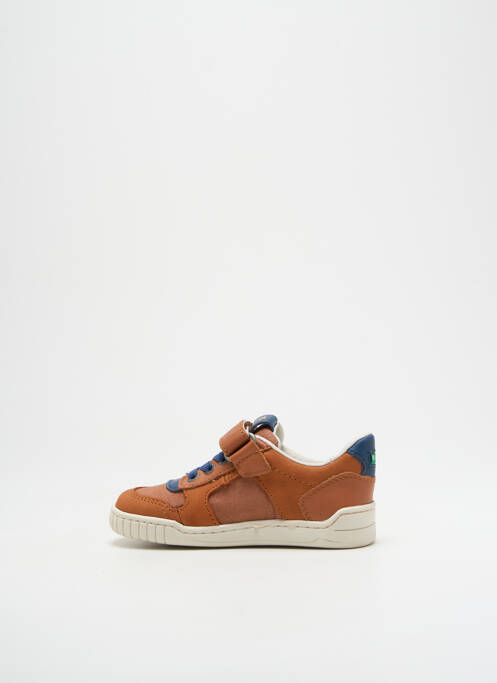 Baskets marron KICKERS pour garçon