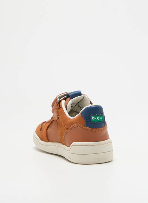Baskets marron KICKERS pour garçon