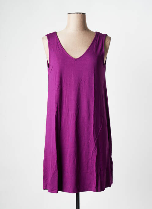 Robe courte violet LA FIANCEE DU MEKONG pour femme