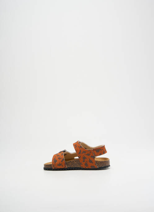 Sandales/Nu pieds orange GARVALIN pour garçon