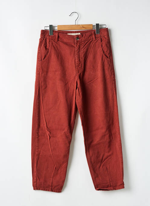 Jean coupe Mom marron clair LA FEE MARABOUTEE pour femme