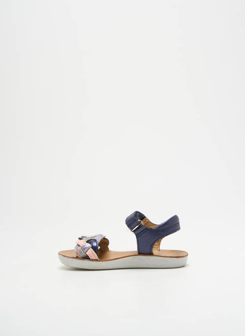 Sandales/Nu pieds bleu SHOO POM pour fille