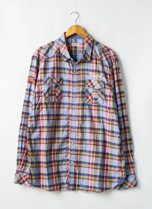 Chemise manches longues bleu KAPORAL pour homme