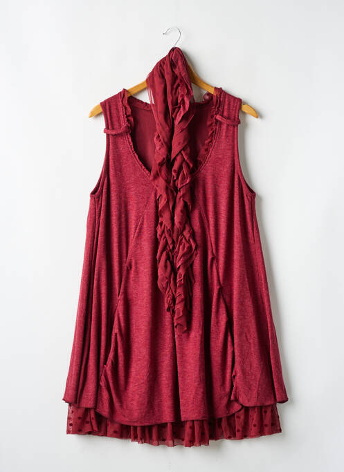 Robe courte bordeaux MYRINE & ME pour femme