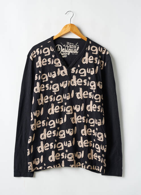 Pull noir DESIGUAL homme