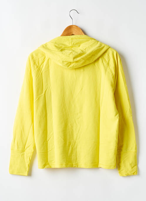 Sweat-shirt à capuche jaune JAVA pour femme