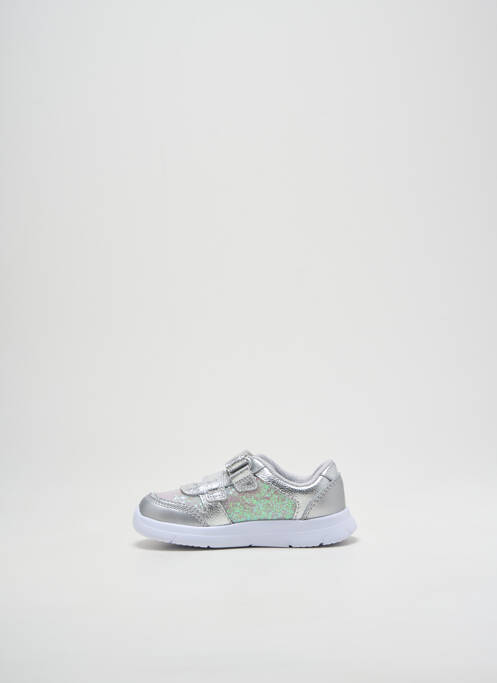 Baskets argent CLARKS pour fille