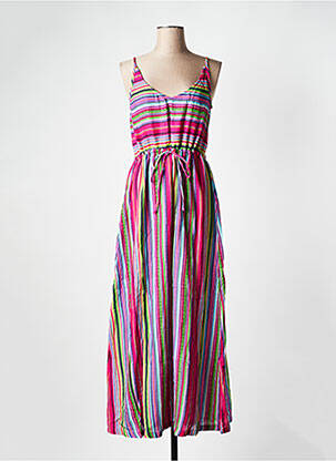 Robe longue sans manche sans manche violet LA FIANCEE DU MEKONG femme