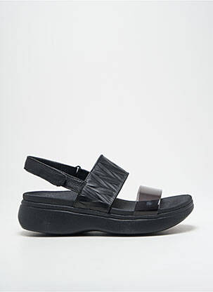 Sandales/nu pieds talon compensé talon compensé noir VIONIC femme