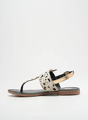 Sandales/nu pieds fermeture boucle(s) bout ouvert or GIOSEPPO femme