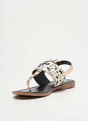 Sandales/nu pieds fermeture boucle(s) bout ouvert or GIOSEPPO femme