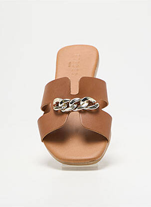 Sandales/nu pieds marron PIECES femme