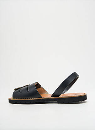 Sandales/nu pieds bout ouvert bout ouvert noir MINORQUINES femme
