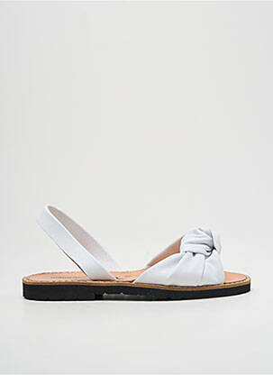 Sandales/nu pieds bout ouvert bout ouvert blanc MINORQUINES femme