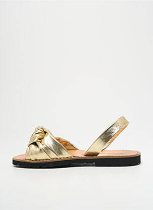 Sandales/nu pieds bout ouvert bout ouvert or MINORQUINES femme
