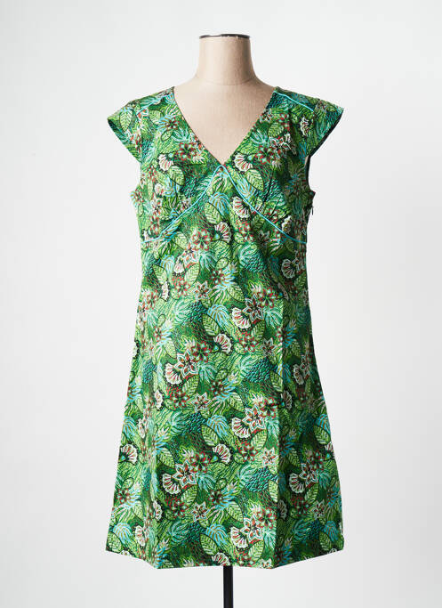 Robe courte vert LA FIANCEE DU MEKONG pour femme