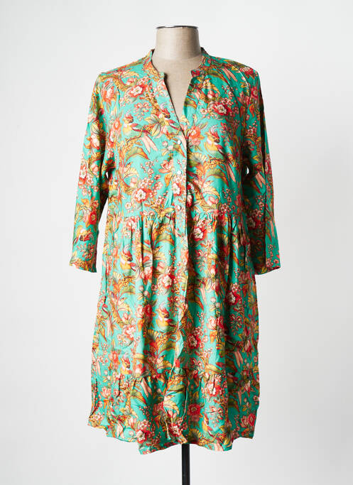 Robe courte vert LA FIANCEE DU MEKONG pour femme