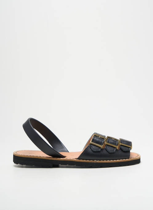 Sandales/Nu pieds noir MINORQUINES pour femme