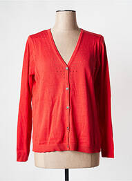 Gilet manches longues rouge LA FIANCEE DU MEKONG femme