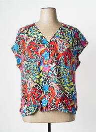 Blouse manches courtes manches courtes noir LA FIANCEE DU MEKONG femme