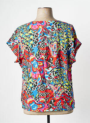 Blouse manches courtes manches courtes noir LA FIANCEE DU MEKONG femme