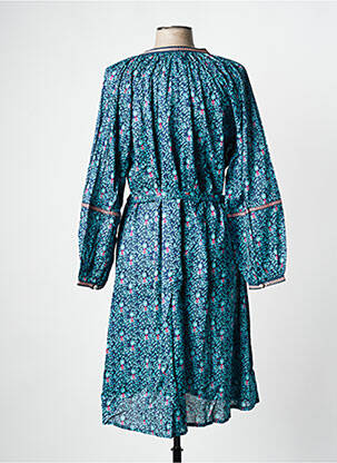 Robe courte manches longues manches longues bleu LA FIANCEE DU MEKONG femme