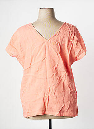 Top manches courtes manches courtes orange LA FIANCEE DU MEKONG femme