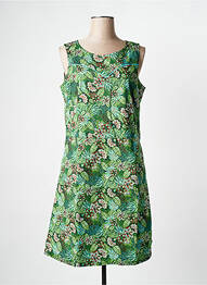 Robe courte sans manche sans manche vert LA FIANCEE DU MEKONG femme