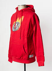 Sweat-shirt rouge JACKER pour homme seconde vue