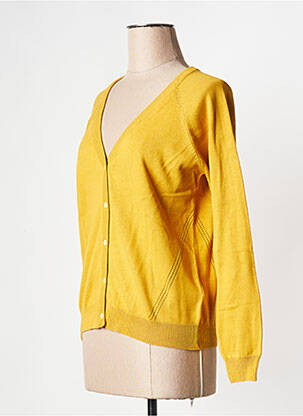 Gilet manches longues jaune LA FIANCEE DU MEKONG femme
