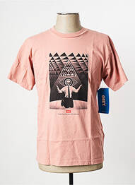 T-shirt rose OBEY homme