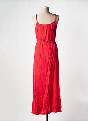 Robe longue sans manche sans manche rouge LA FIANCEE DU MEKONG femme
