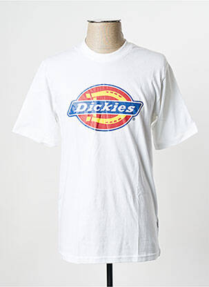 T-shirt blanc DICKIES pour homme