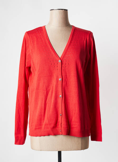 Gilet manches longues rouge LA FIANCEE DU MEKONG pour femme