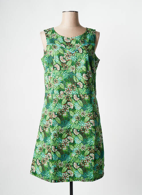 Robe courte vert LA FIANCEE DU MEKONG pour femme