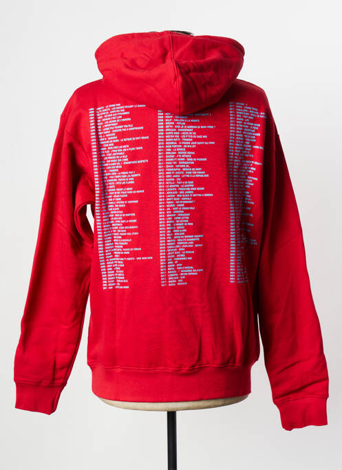 Sweat-shirt rouge JACKER pour homme